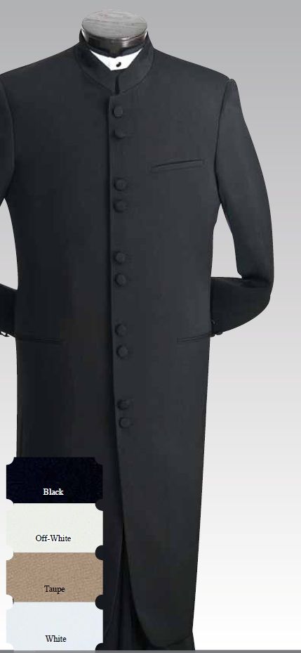 Full-Length Clergy Pastor Suit