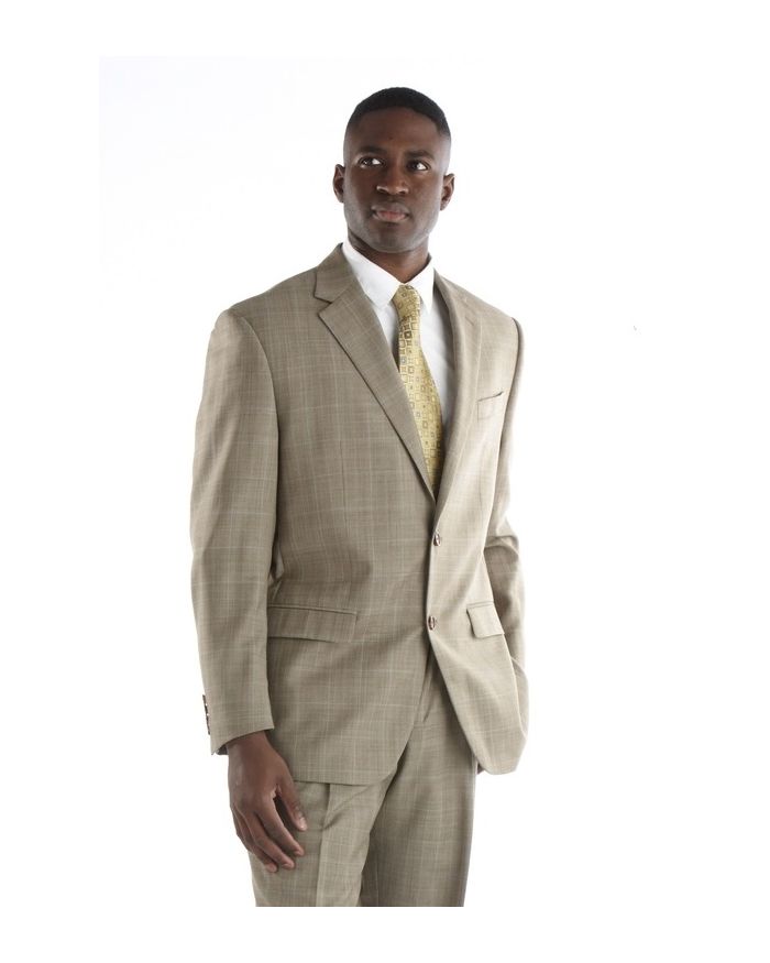 Men's Ralph Lauren Beige Designer Suit – Suit Avenue