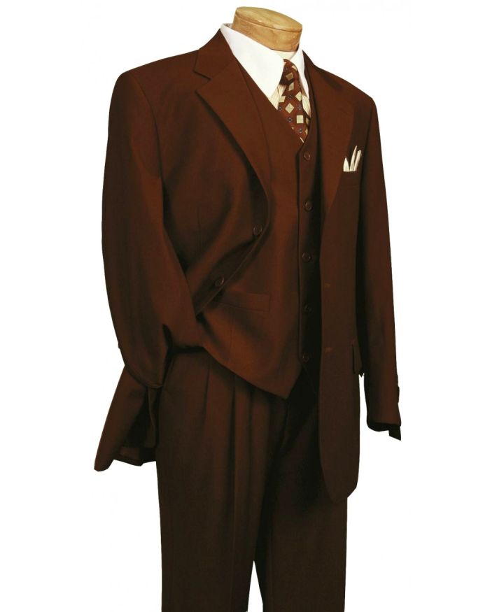 Men's Italian-Style Suit in Monroe - Side Vents - Formal Fit 38 Regular Men's Italian-Style Suit in Monroe - Side Vents - Formal Fit 38 Regular