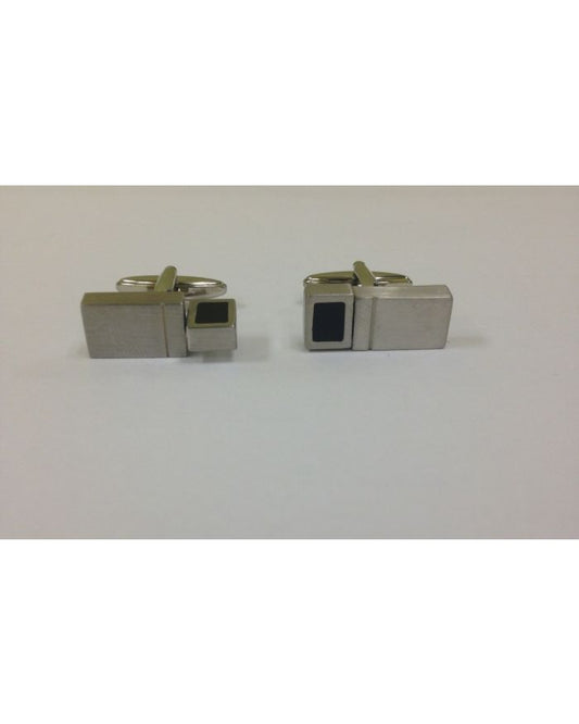 Reversible Block Two-Tone Design Cufflinks