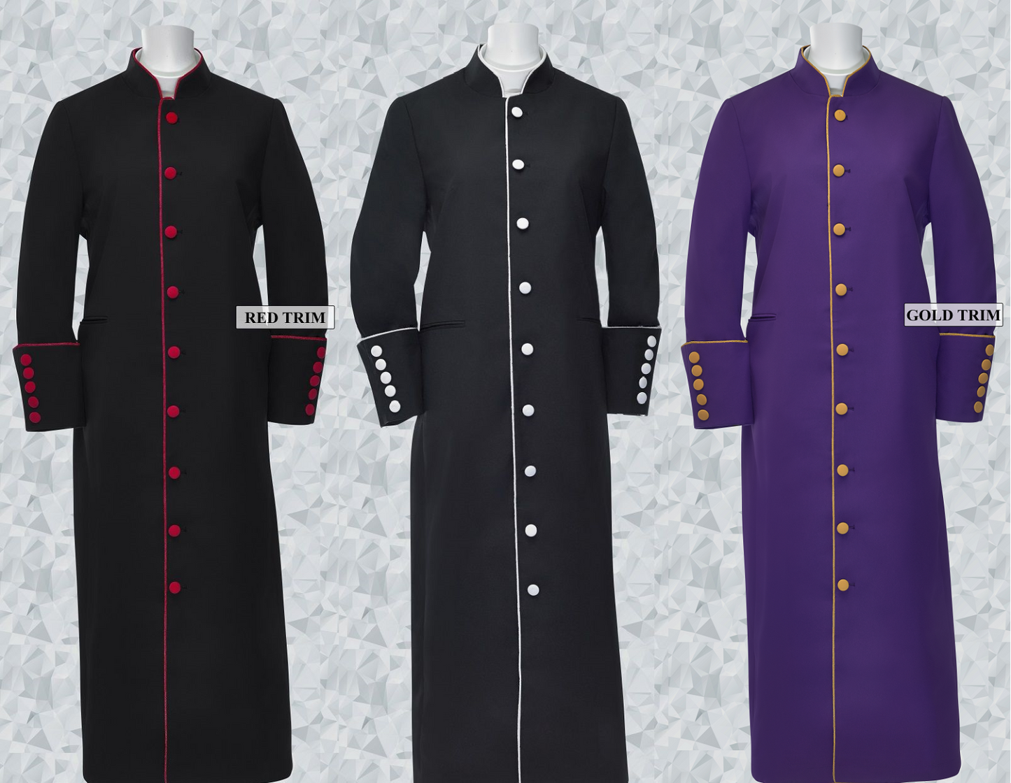Women’s Clergy & Pastor Trim Robes – Promo Suit Avenue