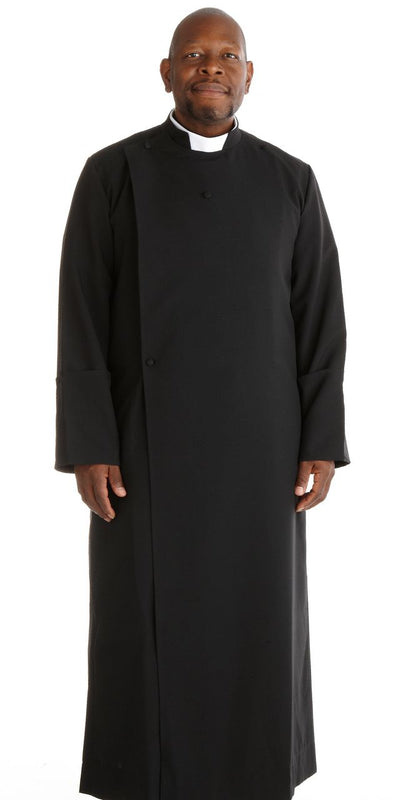 195 M. Men's Double-Breast Anglican Black Cassock