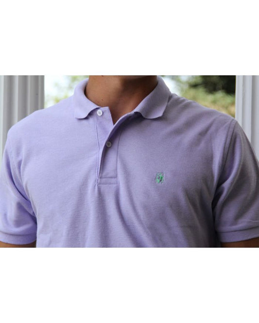 Men's Made In The South NC Cotton Polo Shirt - Lavender