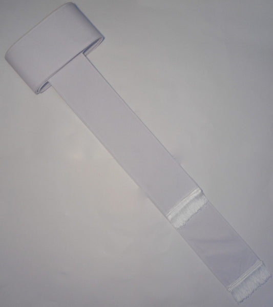 Band Cincture Belt - Solid White