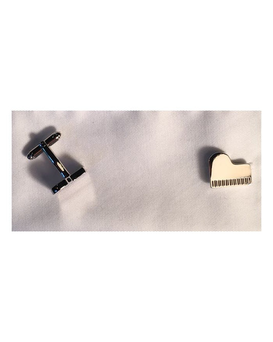 2 Pc. Musically Gifted Grand Piano Keyboard Cufflinks