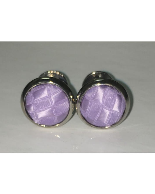 2 Pc. Exquisite Fabric Cufflinks - Lavender