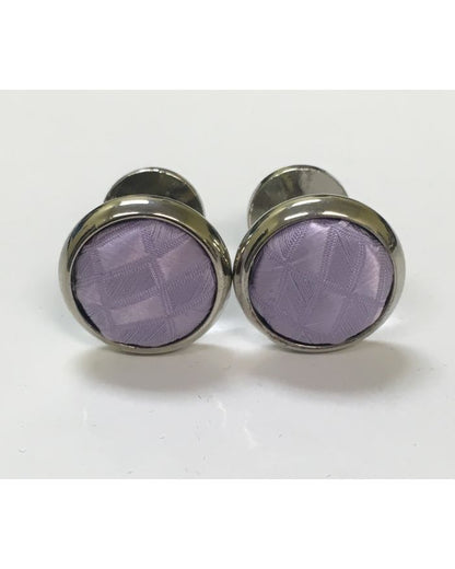 2 Pc. Exquisite Fabric Cufflinks - Lavender