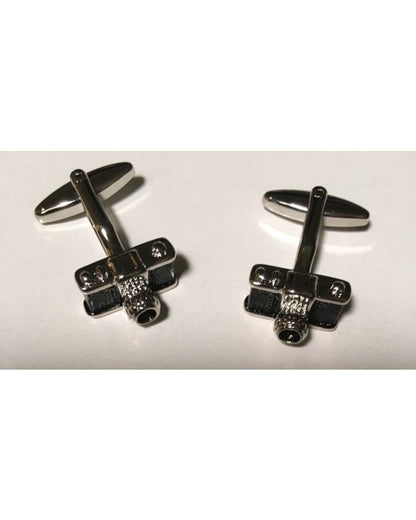 2 Pc. Lights, Camera, Action Photographer Imagery Hobby Cufflinks