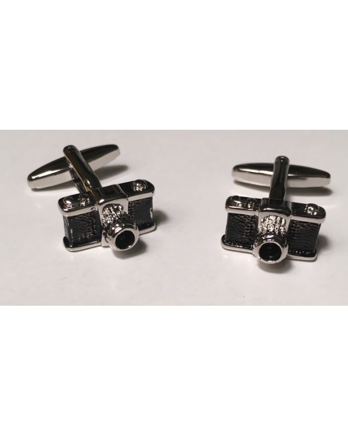 2 Pc. Lights, Camera, Action Photographer Imagery Hobby Cufflinks