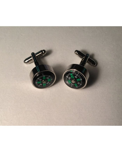 2 Pc. Actual Working Compass Cufflinks