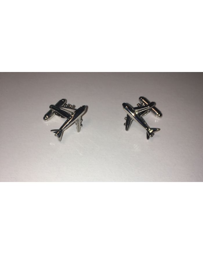 2 Pc. Transportation Airplane Traveling Dreams Cufflinks