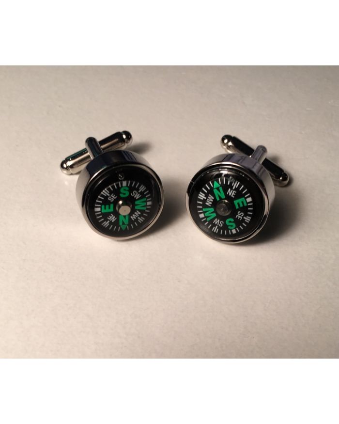 2 Pc. Actual Working Compass Cufflinks