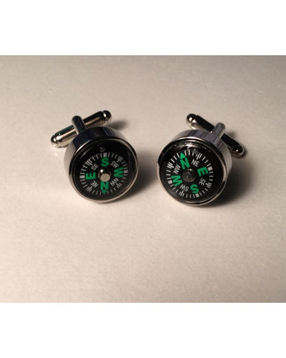 2 Pc. Actual Working Compass Cufflinks
