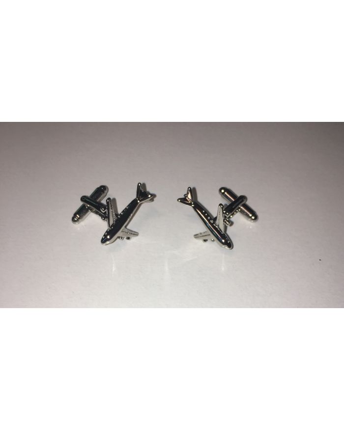 2 Pc. Transportation Airplane Traveling Dreams Cufflinks