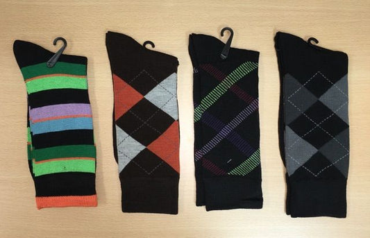 Men's Dress Socks Combo - 4 Pairs | G506