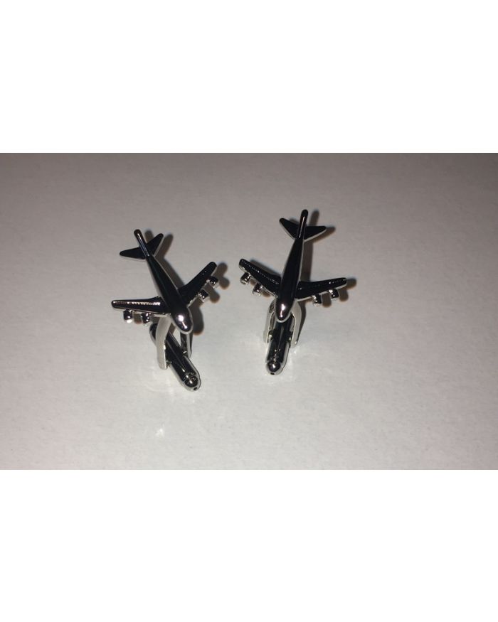 2 Pc. Transportation Airplane Traveling Dreams Cufflinks