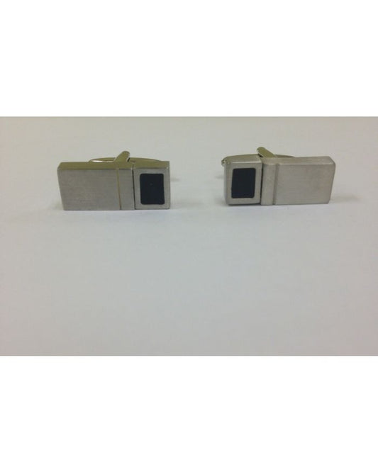 2 Pc. Reversible Block Two-Tone Design Cufflinks