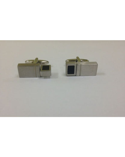 2 Pc. Reversible Block Two-Tone Design Cufflinks