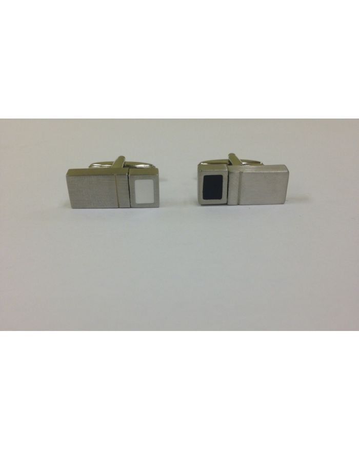 2 Pc. Reversible Block Two-Tone Design Cufflinks