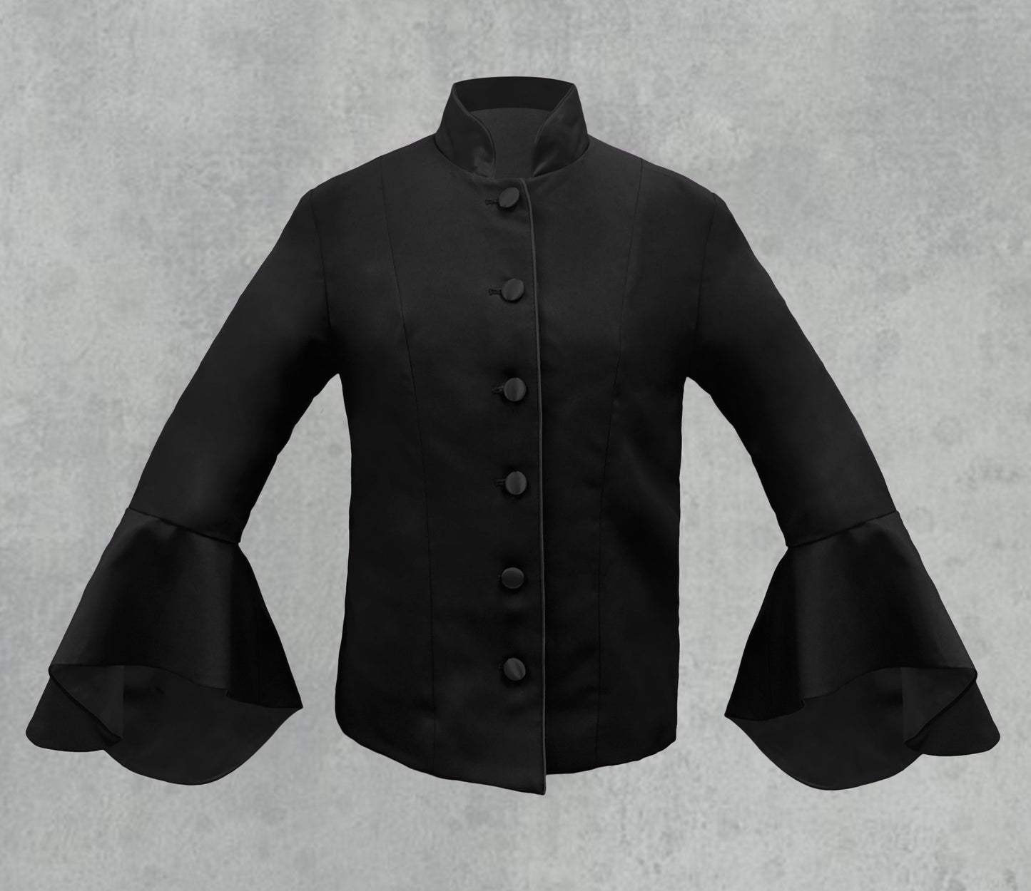 Women's Clergy Jacket Black/Black