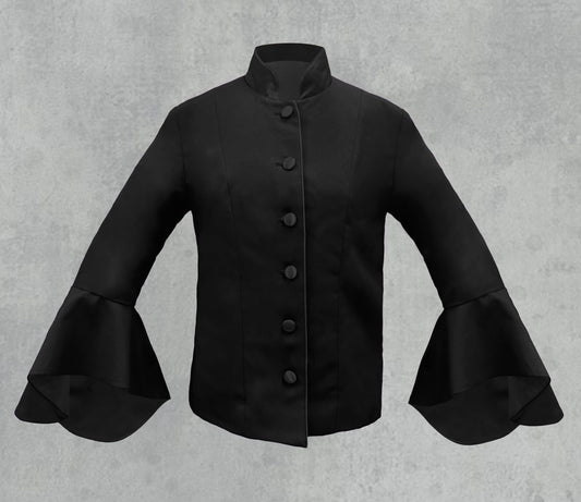 Women's Clergy Jacket Black/Black