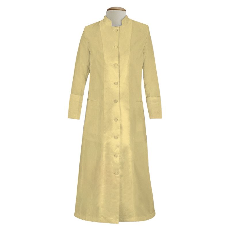 Women's Pastor/Clergy Robe with Satin - Champagne