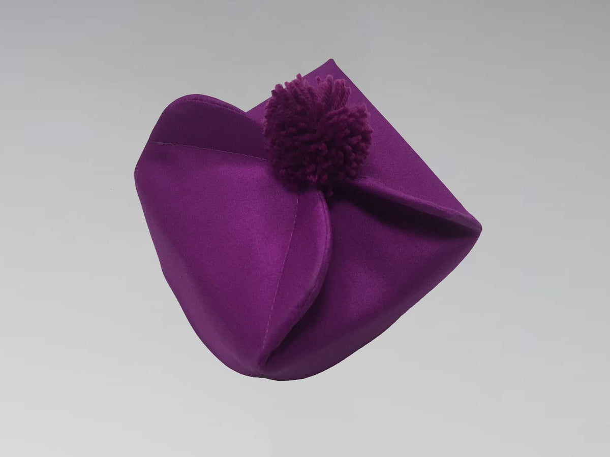 Biretta Pattern Purple Clergy Biretta Hat with Classic Three-Wing Priest Design – Suit ...