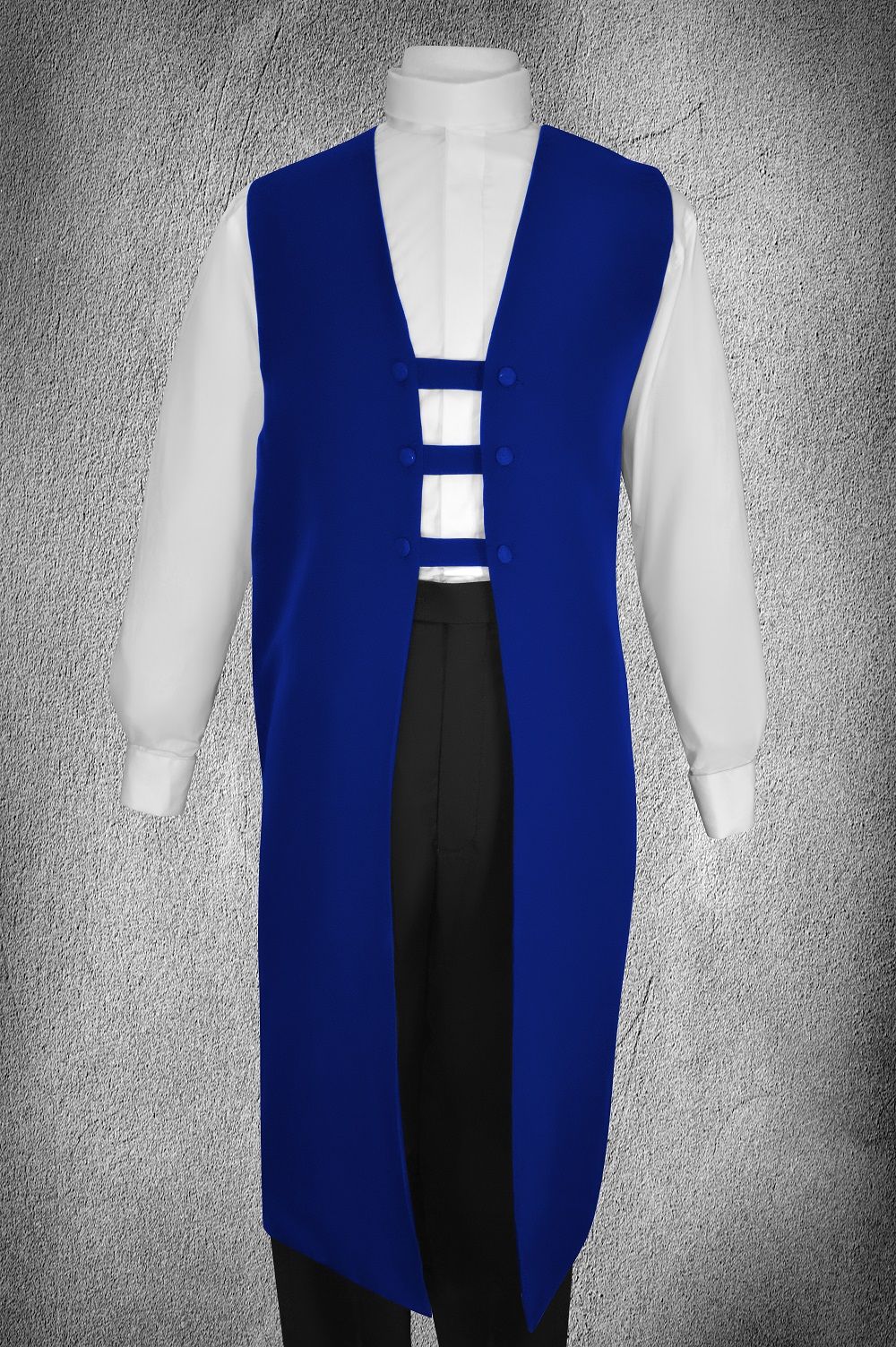 Ministerial Full Collar Vesture Set Royal/White