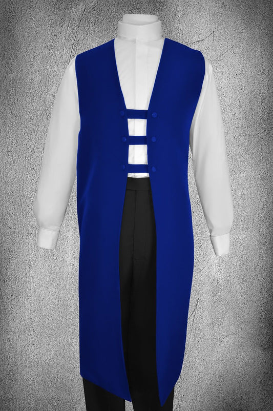 Ministerial Full Collar Vesture Set Royal/White
