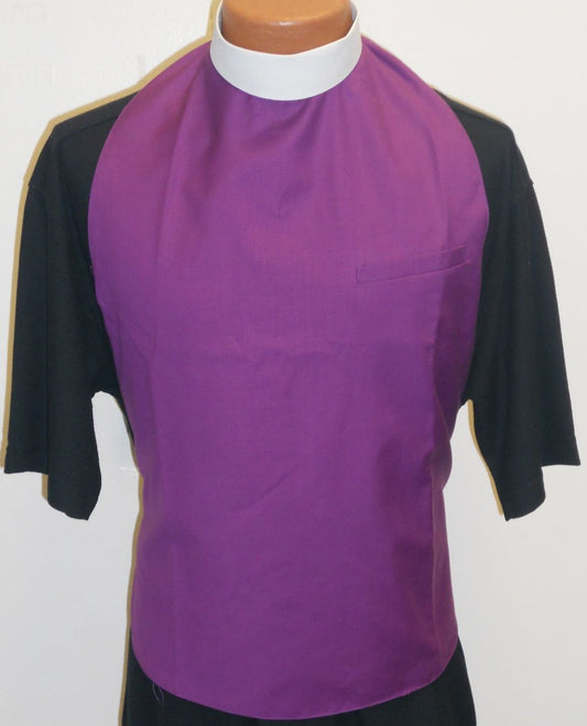 Clergy Shirt Front & Collar - Many Colors