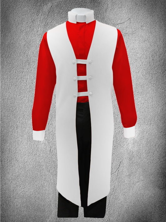 Contrast Ministerial Vesture Set White/Red-White